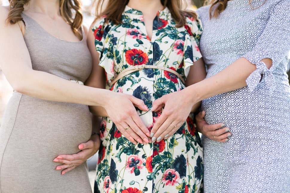 Freundinnen Babybauch Bilder