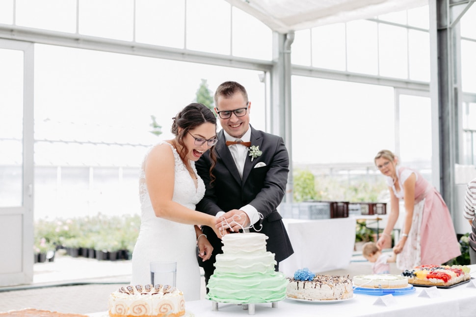 Hochzeit im Gewächshaus Gwäxhaus Schinner